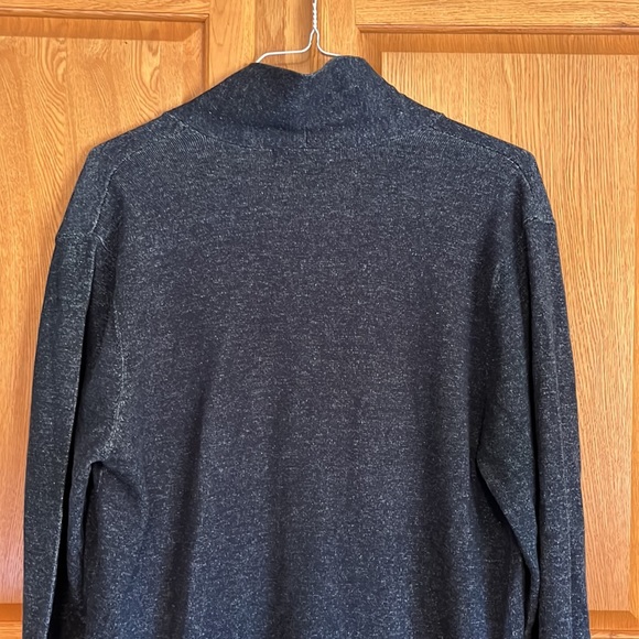 Michael Kors Mens Large Navy Sweater button down - Picture 4 of 4